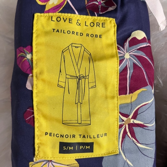 Indigo LOVE & LORE  Piped Pyjamas & Robe - Picture 2 of 7